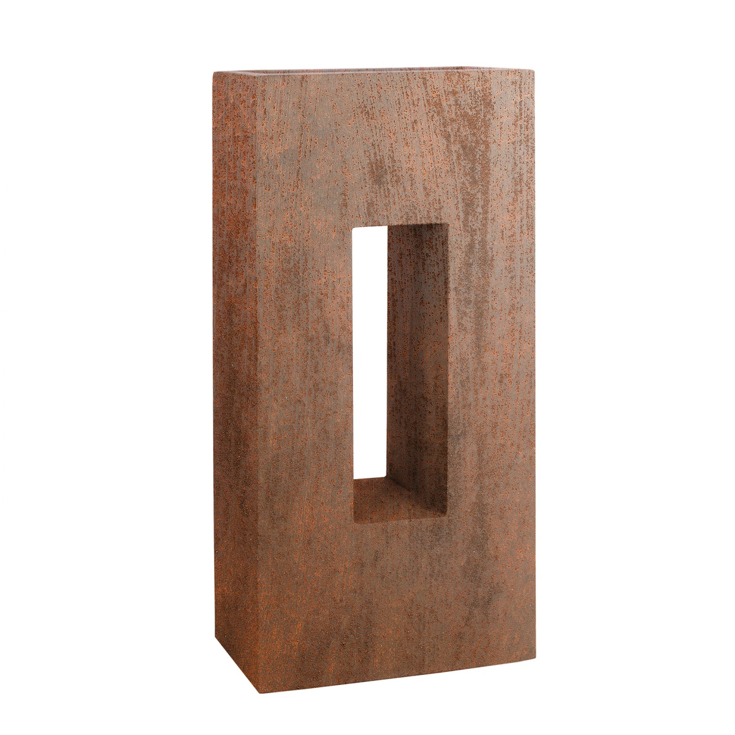 Pflanzwerk Hochbeet Pflanzkübel Vista Premium Frostbeständig 92 cm Rost günstig online kaufen