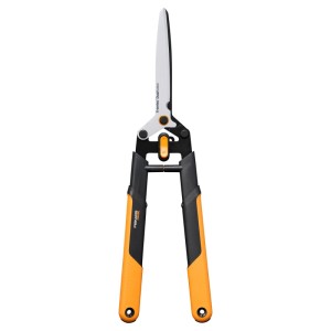 Fiskars Heckenschere HSX96 X-Series DualAction, orange-schwarz. Gartenschere für Hecken und Sträucher.