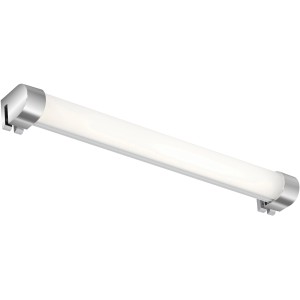 Briloner LED-Spiegelleuchte, 33 cm, Chrom, neutralweißes Licht für Bad und Spiegel.
