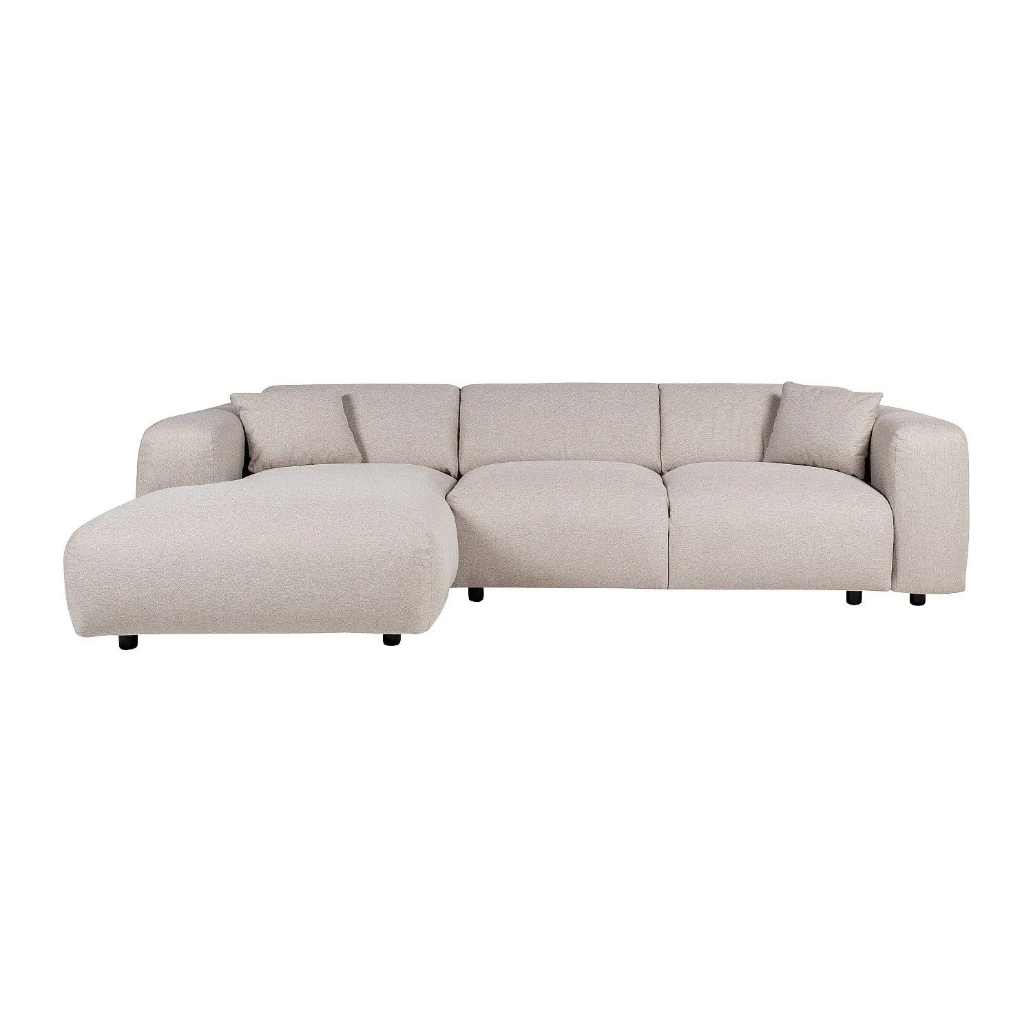 Vente-unique Sofa Ohne Schlafmöglichkeit Pogni Beige 280 cm