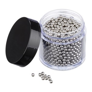 Relaxdays Reinigungsperlen 1000er Set Edelstahl Silber Wiederverwendbar 3 mm 130 g