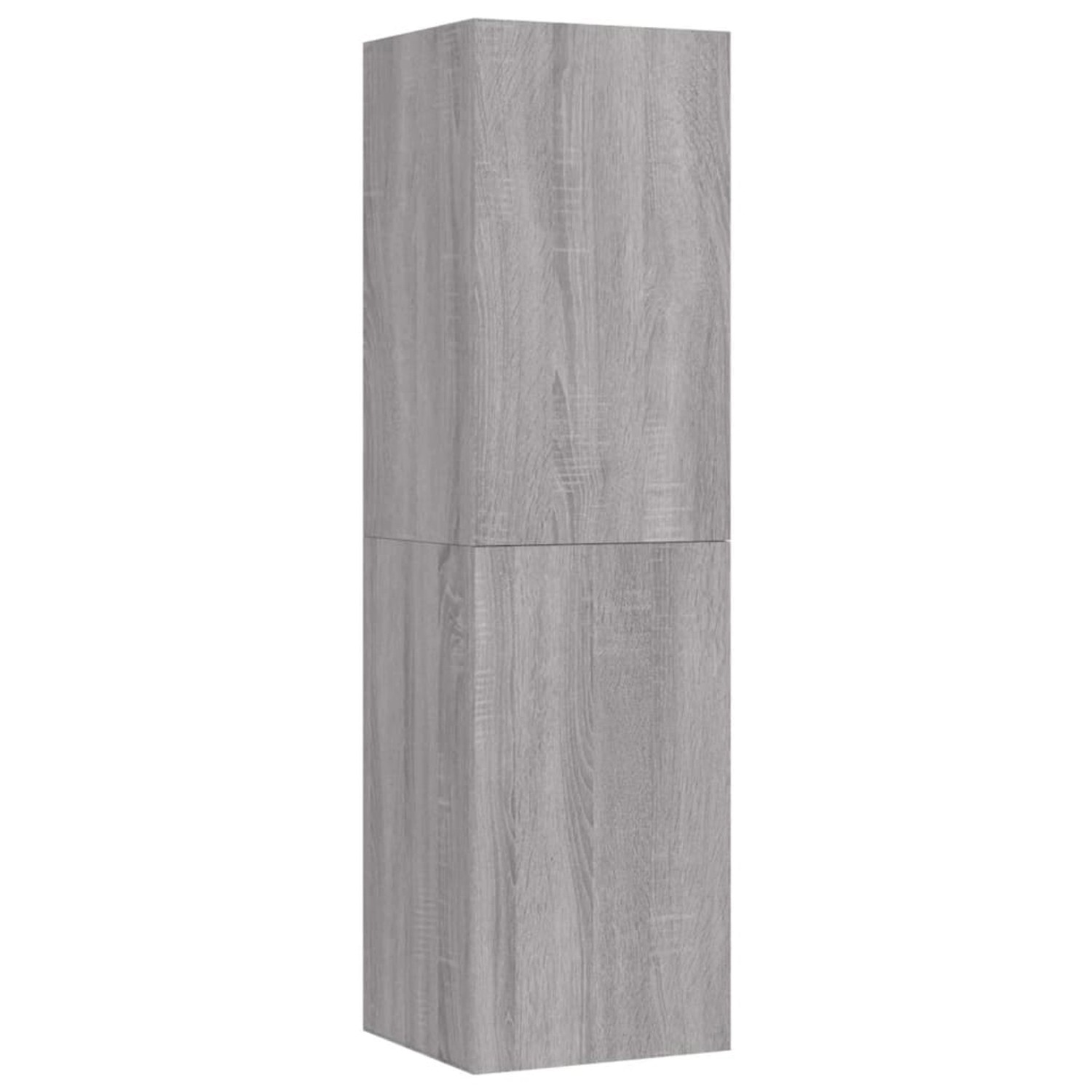 Vidaxl Tv-wandschrank Grau Sonoma 30,5x30x110 Cm günstig online kaufen