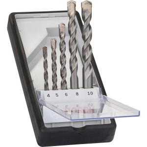 Bosch Betonbohrer-Set RobustLine, 5-teilig (4-10 mm) im Koffer.