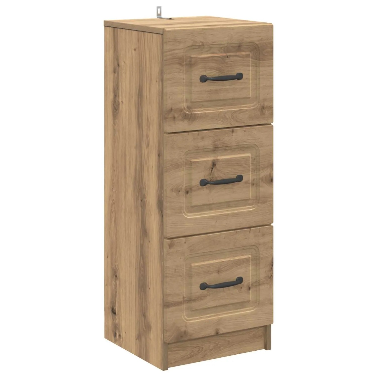 vidaXL Schubladenschrank Artisan-Eiche 33 x 34,5 x 87 cm Holzwerkstoff 895774