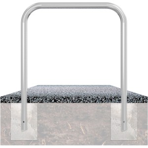 Schake Rohrbügel, feuerverzinkt, 1000x1200mm, zum Einbetonieren. Robuster Stahlbügel für den Außenbereich.