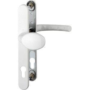 Hoppe Tokyo Profiltür-Wechselgarnitur, verkehrsweiß, für Haus- und Wohnungstüren.