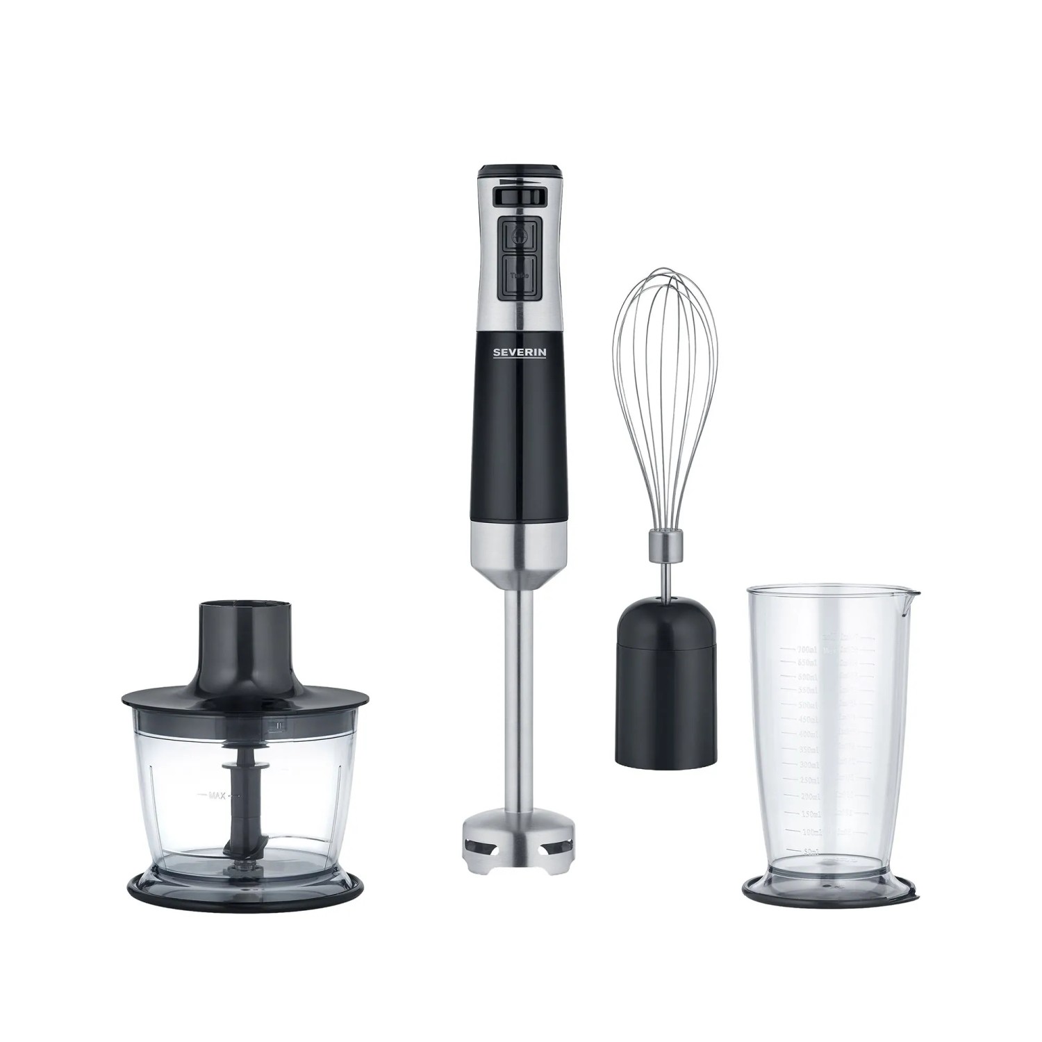 Severin Stabmixer SM 3772 600 W Schwarz-Edelstahl