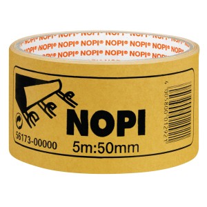 Nopi Verlegeband, 5 m x 50 mm, doppelseitiges Klebeband für vielseitige Anwendungen.