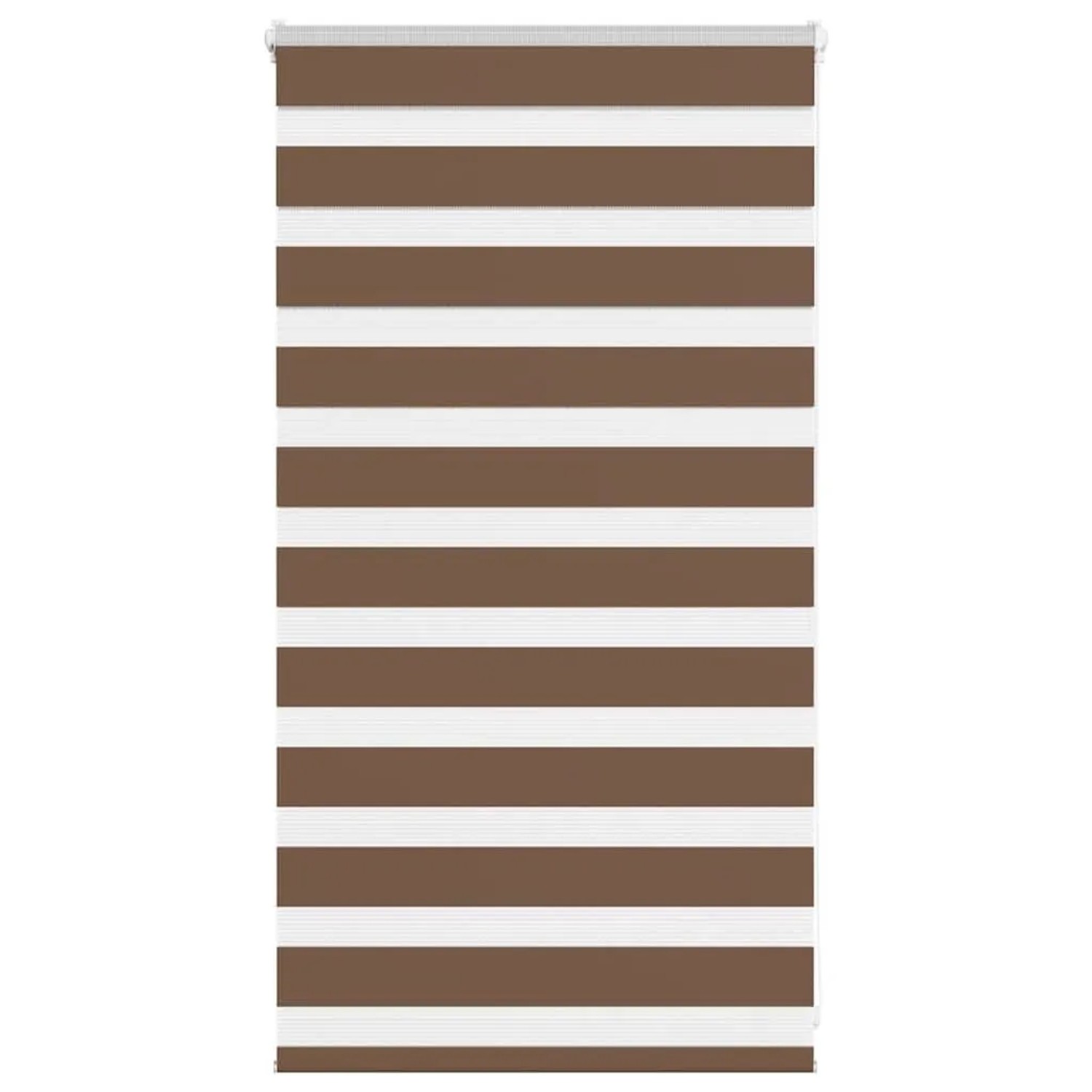 vidaXL Doppelrollo Braun 75x100 cm Stoffbreite 70,9 cm Polyester 4014308 günstig online kaufen