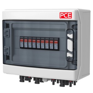 PCE Kleinverteiler PV-Box Sol-Line DC3-MC-TYP 1+2 IP67 für Photovoltaikanlagen.