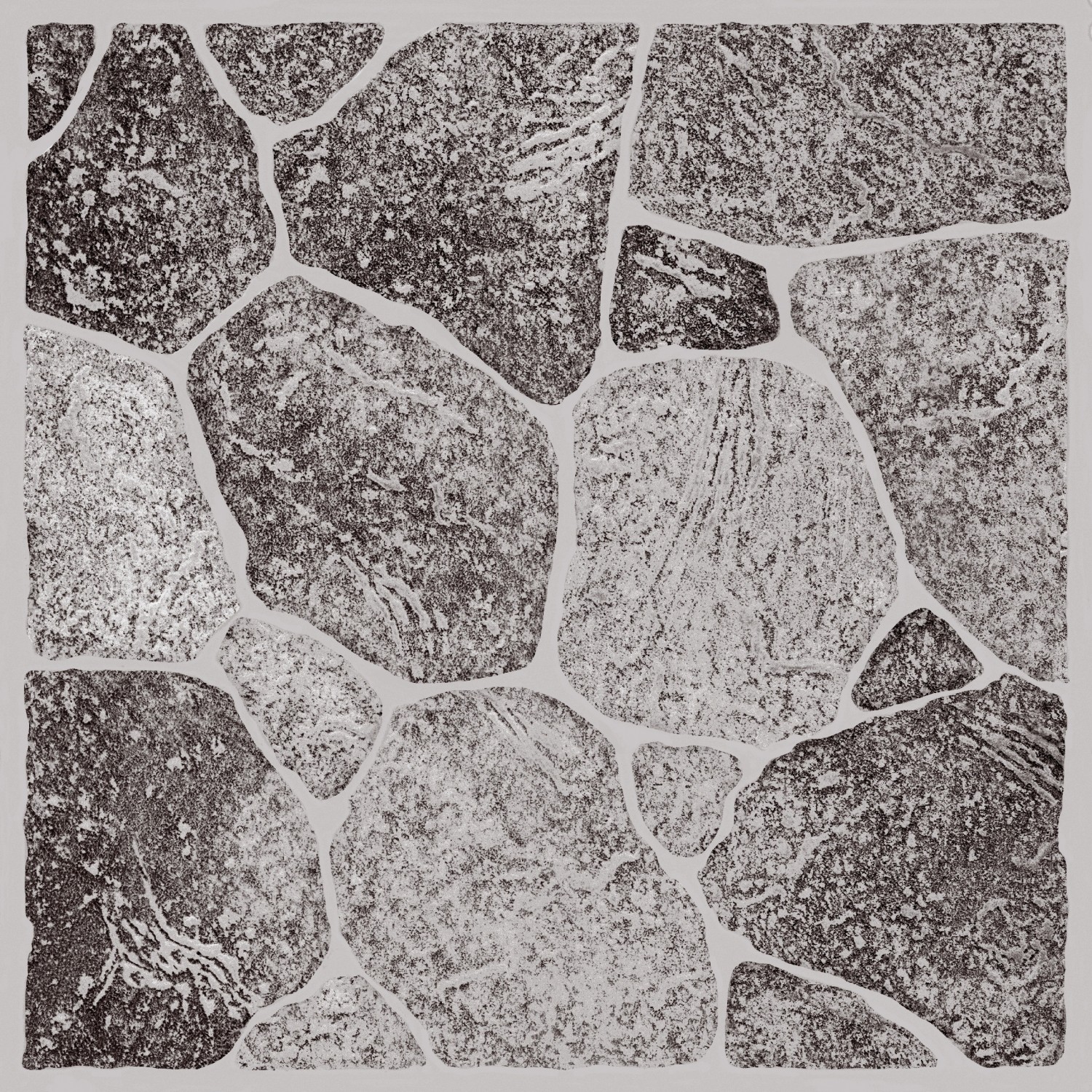 Feinsteinzeug Marv Grau 33,5 cm x 33,5 cm