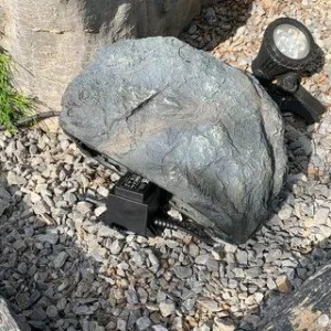 Intergarden Abdeckfelsen Trafohaus S 30x20x21 cm Wetterfest mit Kabeldurchführung