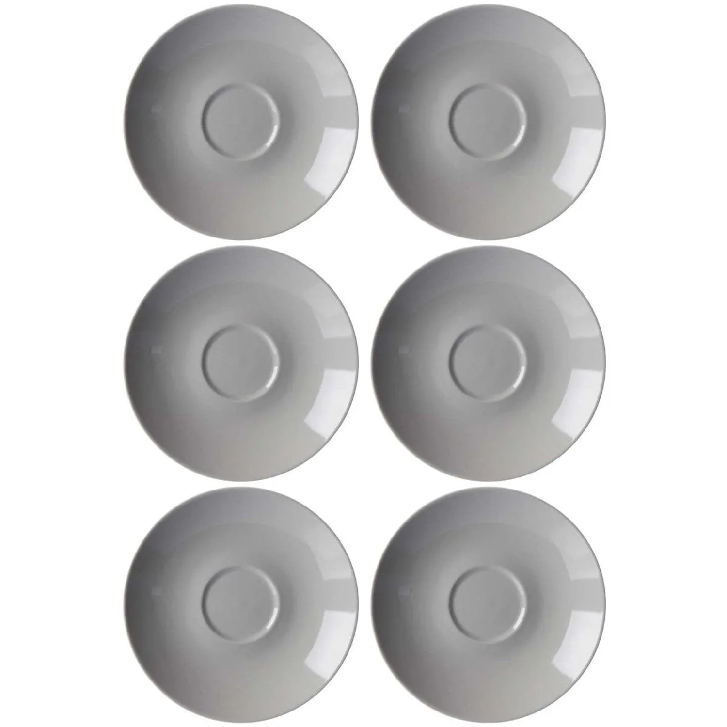 Ritzenhoff & Breker DOPPIO Espressountertassen 12 cm 6er Set Grau