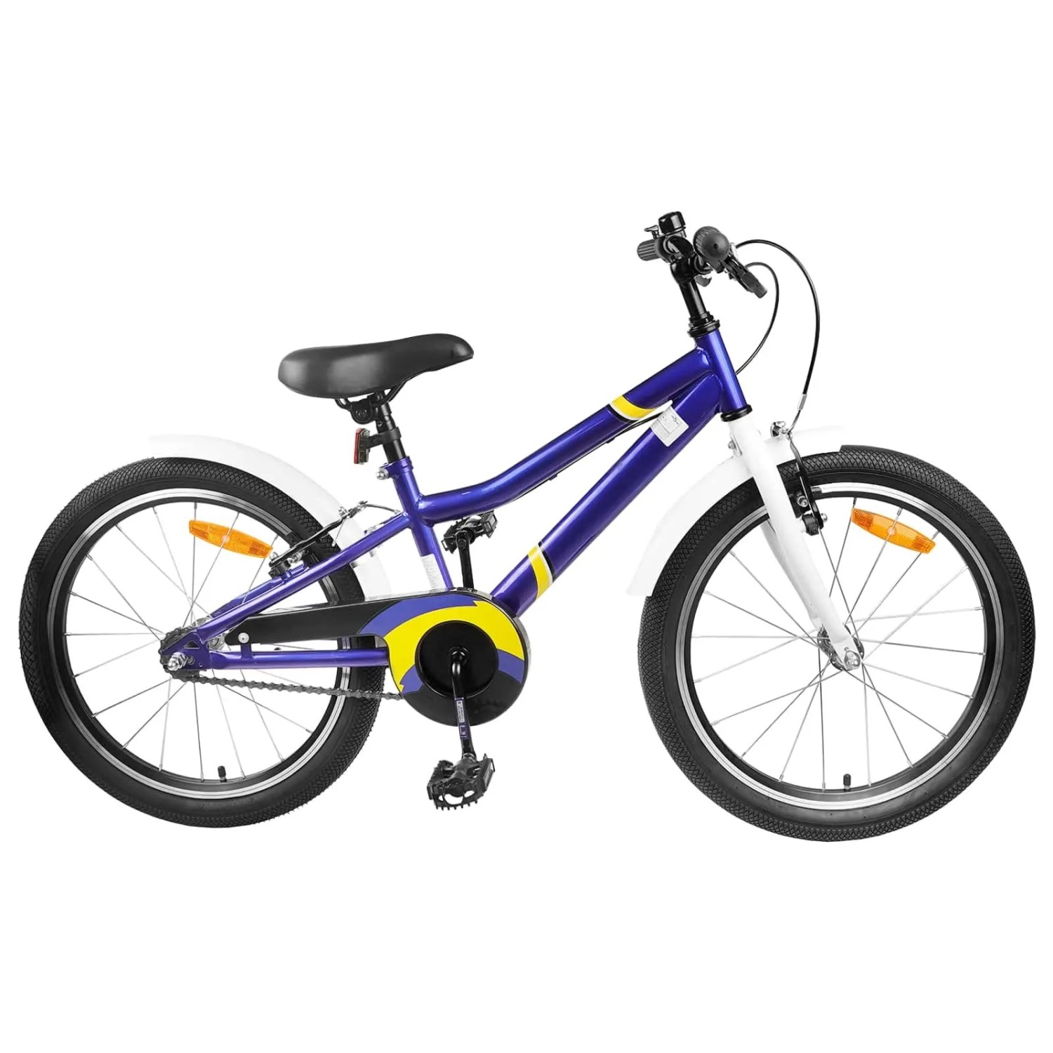 vidaXL Kinderfahrrad 20 Zoll für 6-11 Jahre Alt Blau Weiß 42009411