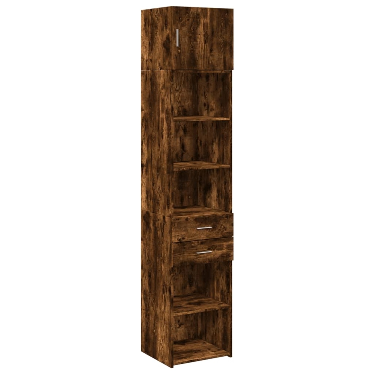 vidaXL Hochschrank Schmal Räuchereiche 45x42,5x225 cm Holzwerkstoff 3281298 günstig online kaufen