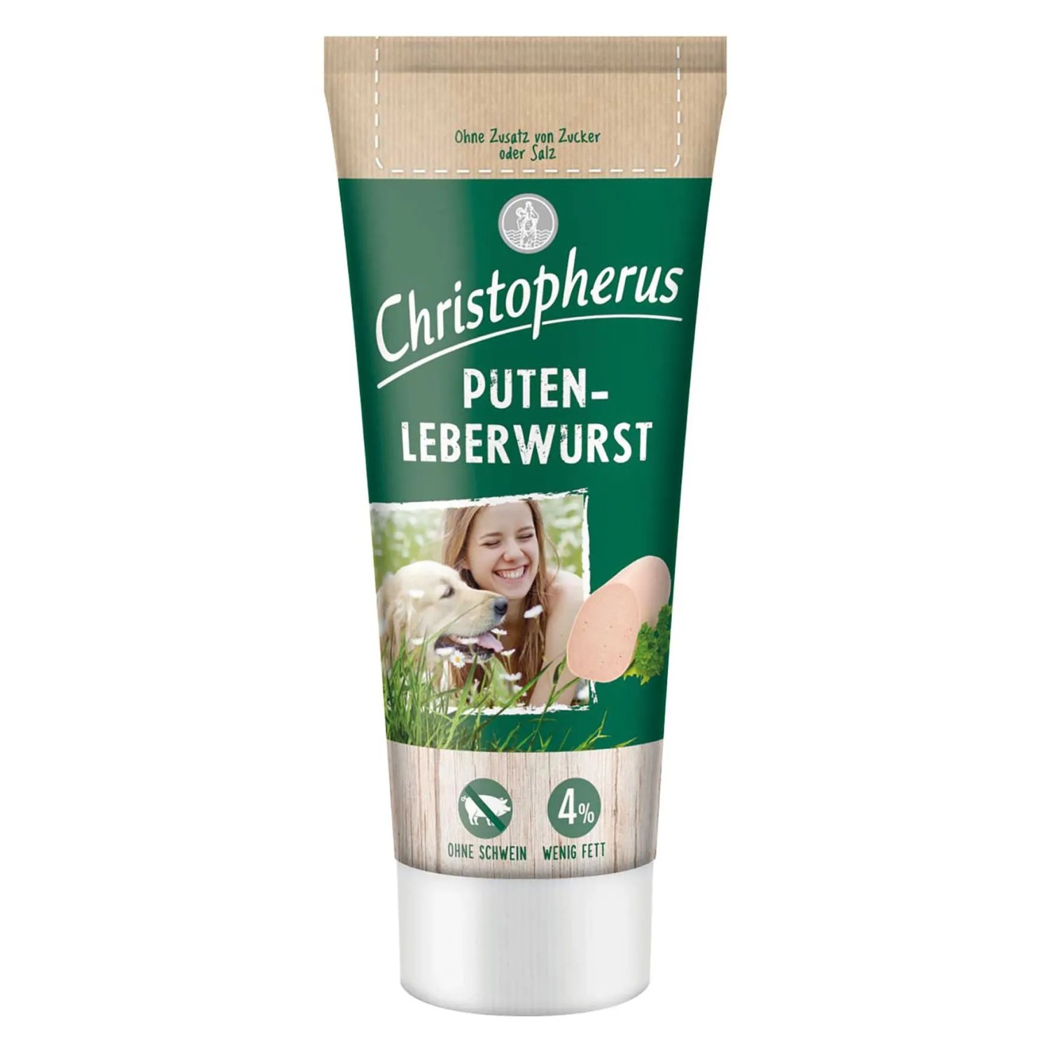 Christopherus Hunde-Snack Putenleberwurst 75 g