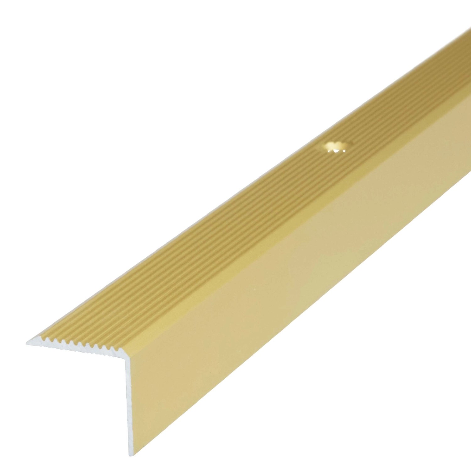 Dalsys Treppenkantenprofil 200cm x 20mm x 20mm Alu Gold Treppenwinkel günstig online kaufen