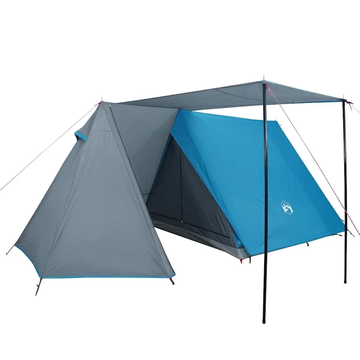 vidaXL Campingzelt 3 Personen Blau Wasserfest 94366 günstig online kaufen