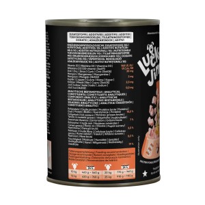 Lucky Jim Hunde-Nassfutter Mono Pute, 400g Dose. Alleinfutter für Hunde mit Pute und Superfoods.