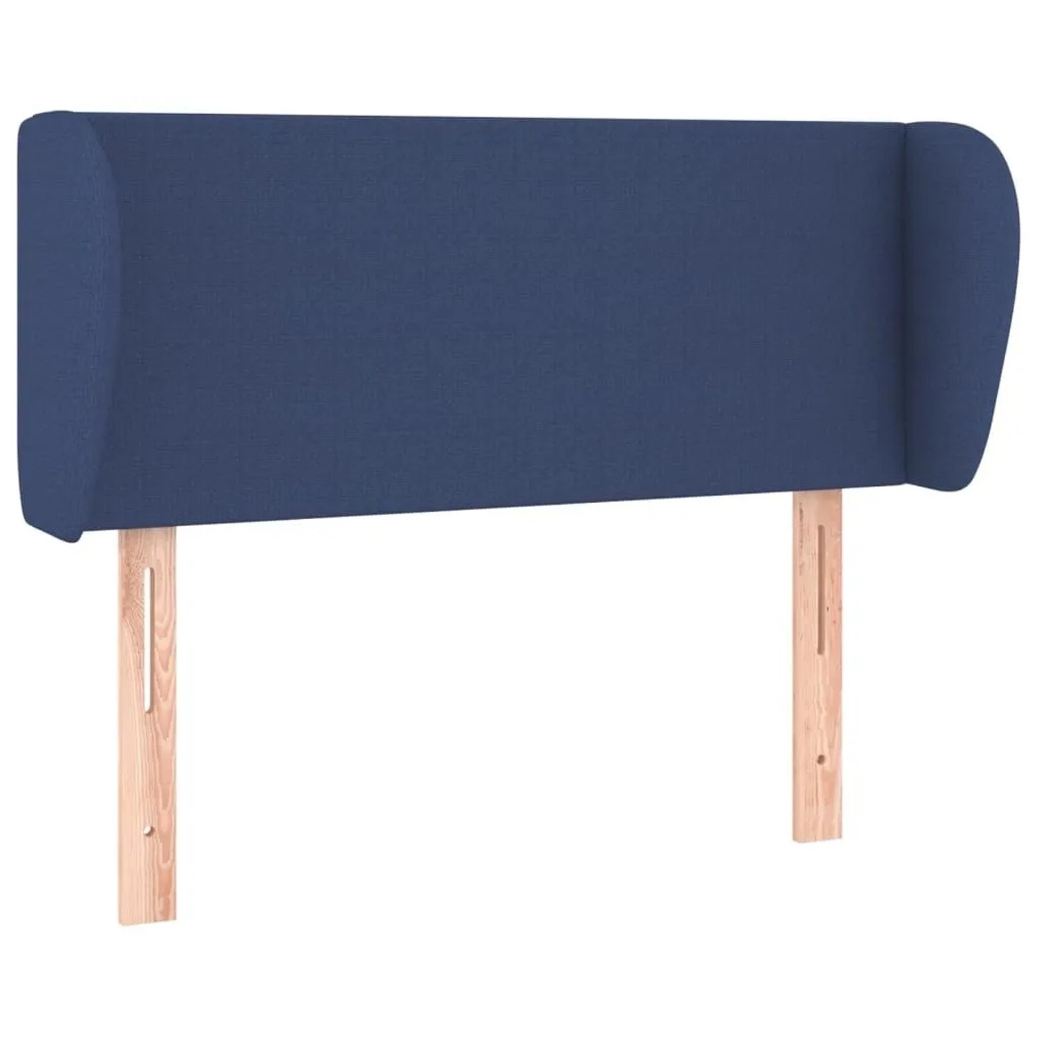 vidaXL Kopfteil mit Ohren Blau 103x23x78/88 cm Stoff 3116860