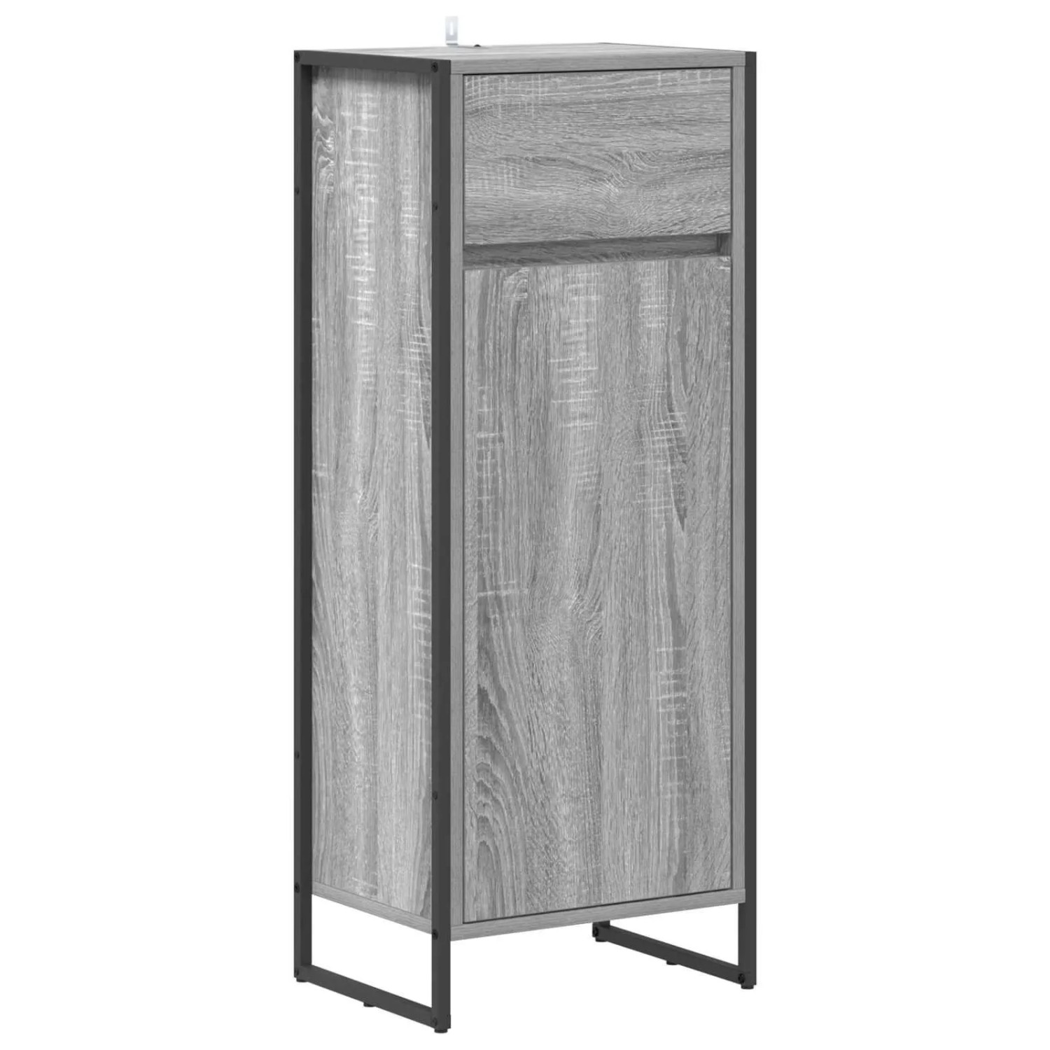 vidaXL Badezimmerschrank Graues Sonoma 40 x 30 x 100 cm Holzwerkstoff 88650 günstig online kaufen