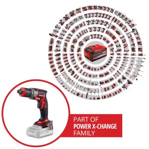Einhell Akku-Trockenbauschrauber TP-DY 18, rot-schwarz, mit Power X-Change Akku-System.