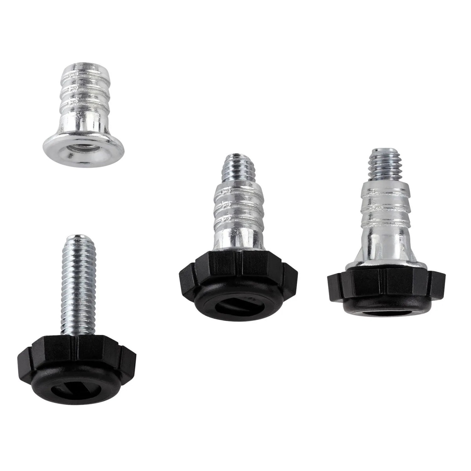 SOTECH 10er Set Verstellfüße M6 x 27,9 mm mit Einschlagmuttern