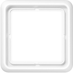 Jung Abdeckrahmen 1-fach CD500 Alpinweiß für Schalter und Steckdosen.