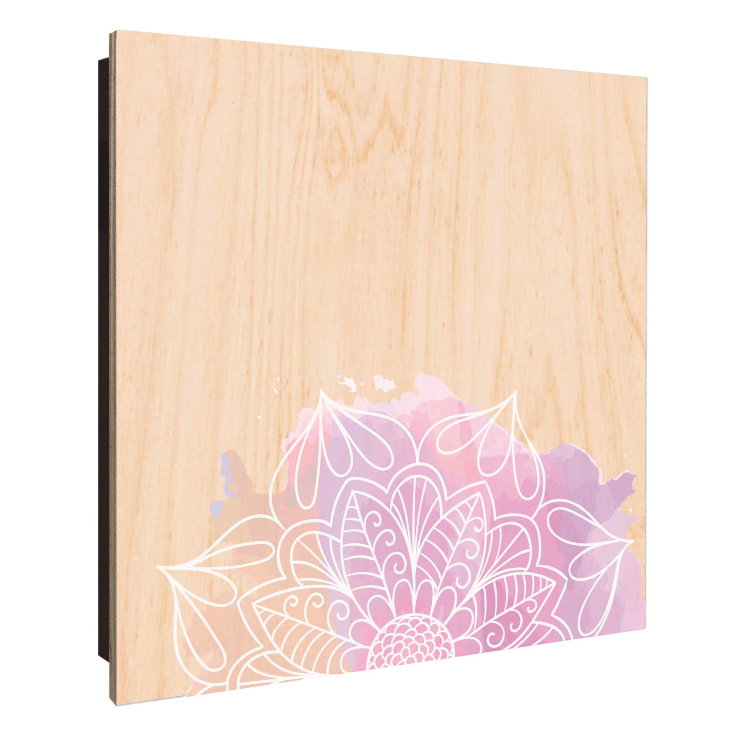 Banjado Großer Schlüsselkasten Holz 30x30cm Schwarz Scharnier Links 50 Hake günstig online kaufen