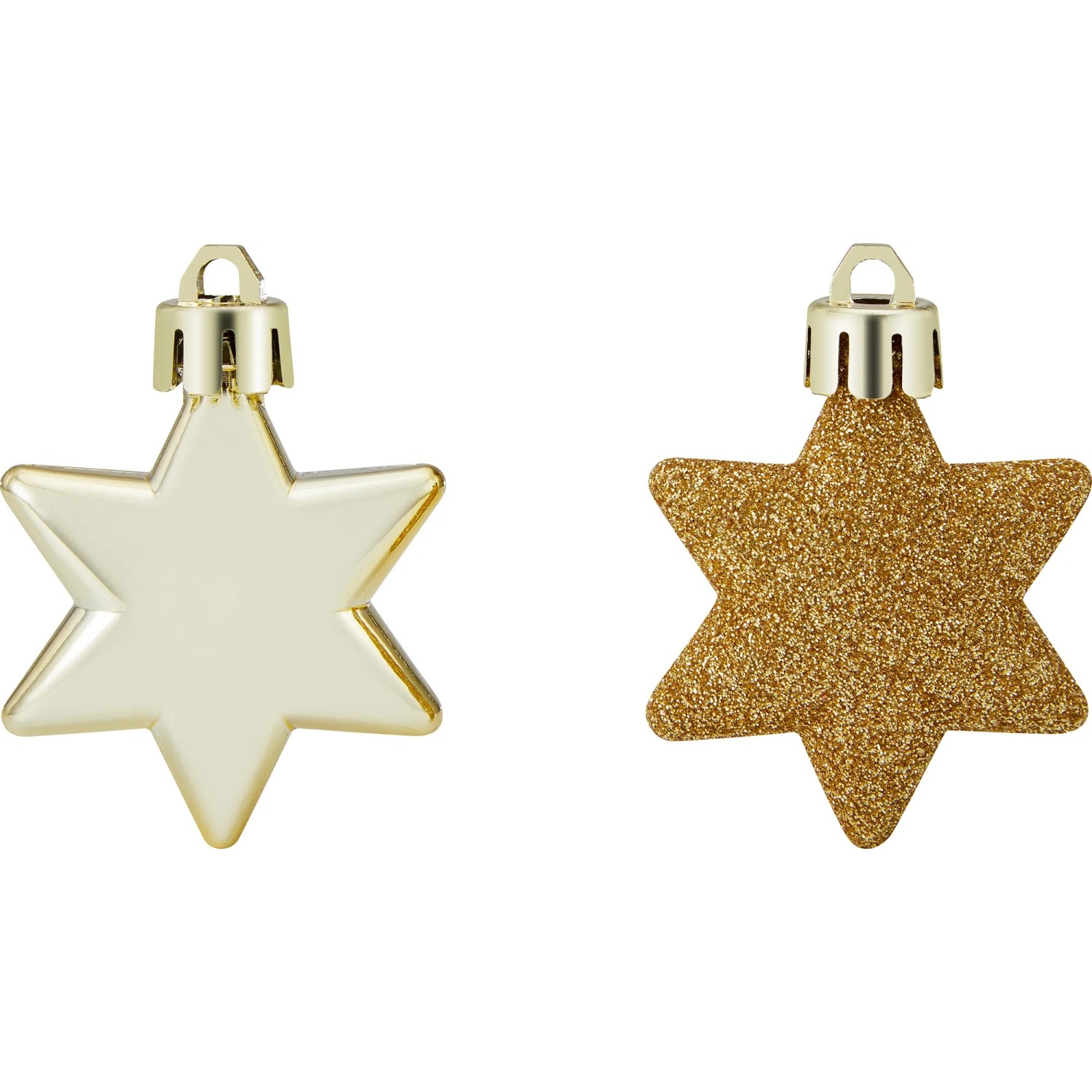 Baumschmuck-Set Sterne 12-teilig Gold