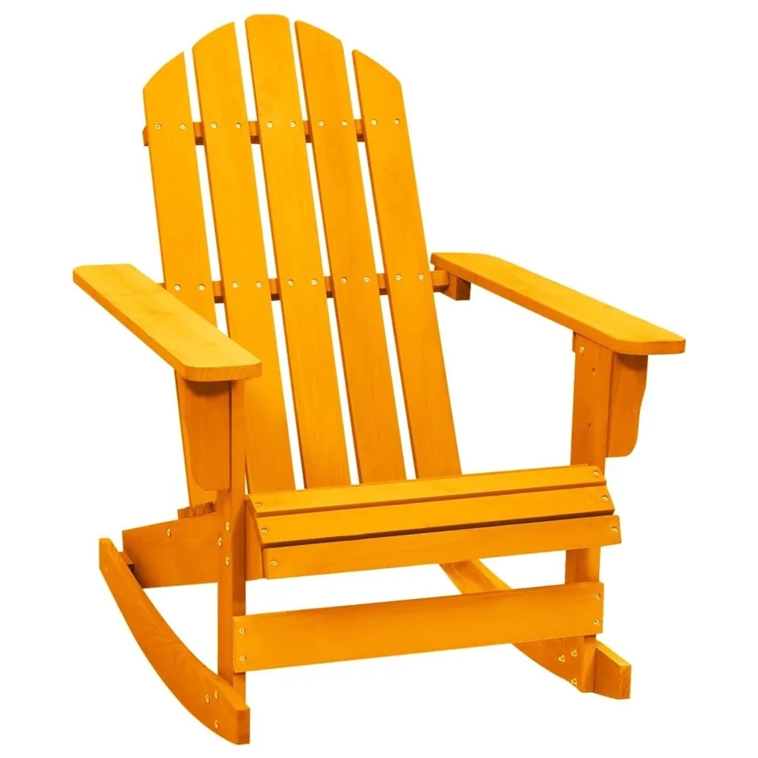 vidaXL Adirondack-Schaukelstuhl Massivholz Tanne Orange 315888