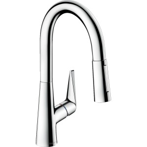 Hansgrohe Talis S 160 Küchenarmatur mit Ausziehbrause, Chrom.
