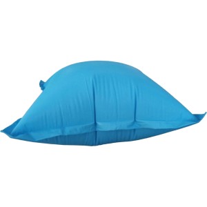 Blaues, aufblasbares Winterkissen 100x100x40cm aus PVC für Stahlwand- und Framepools.