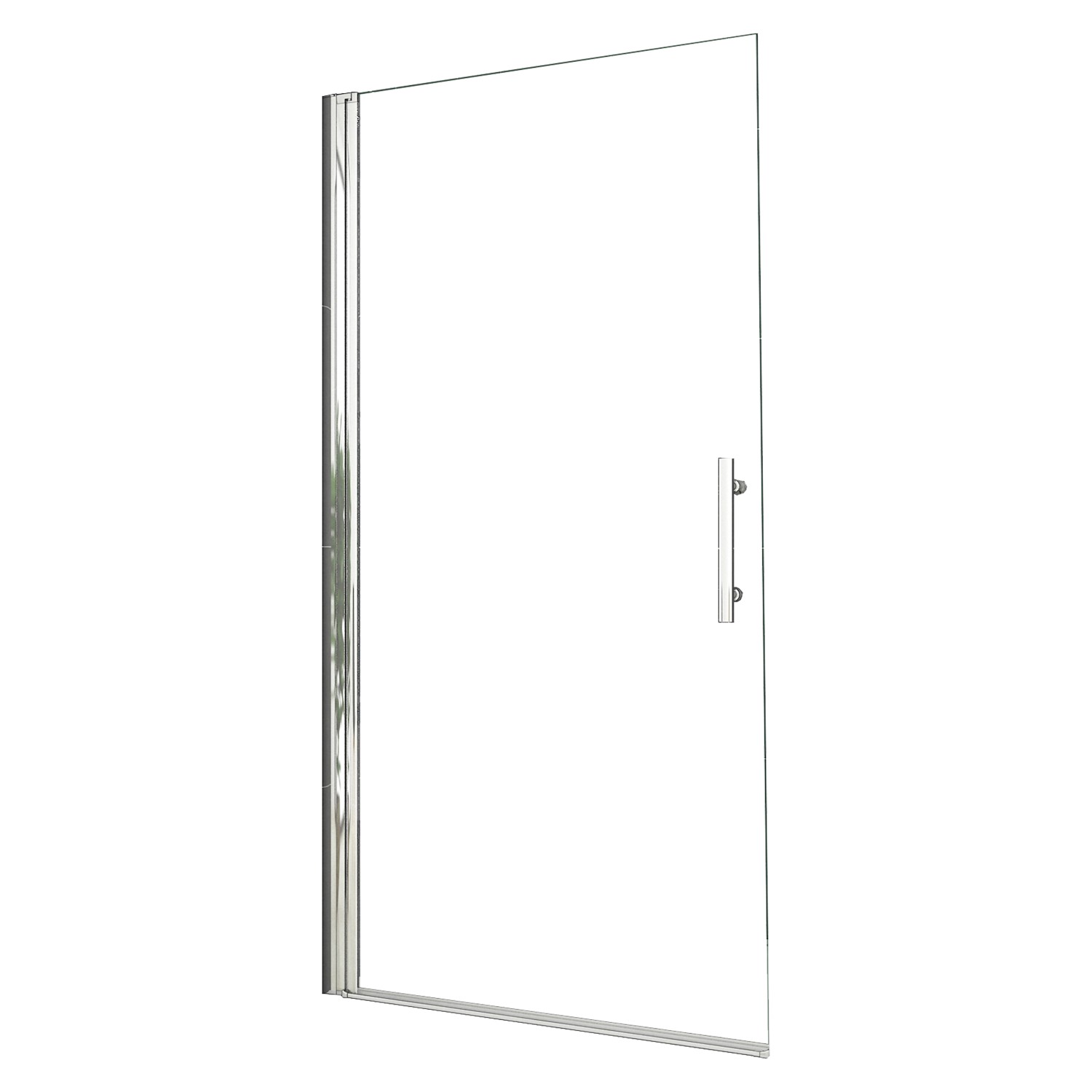 AICA Walk-in Duschkabine 100x185cm Pendel-Duschwand 6mm Nanoglas Begehbare günstig online kaufen