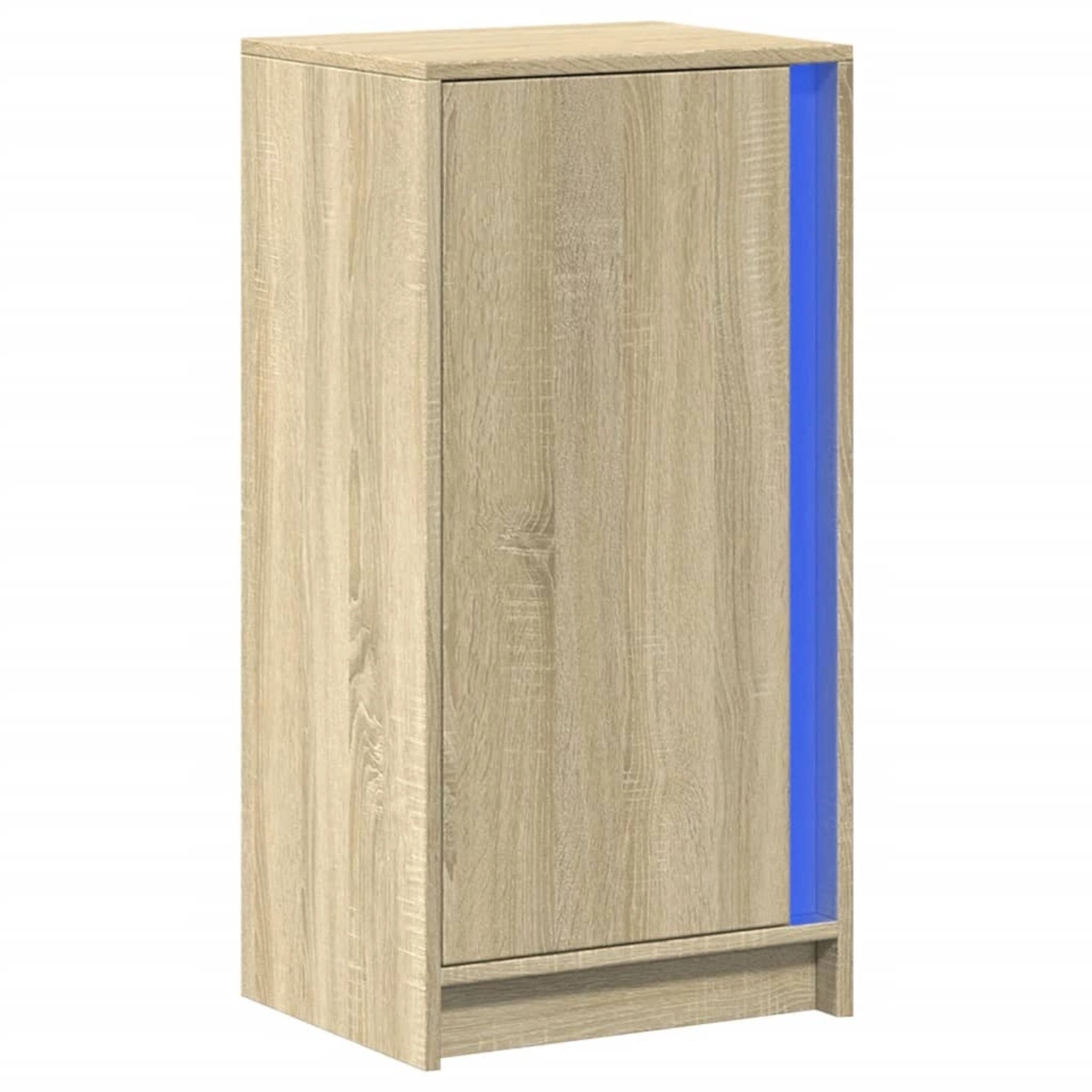 vidaXL LED-Sideboard Sonoma-Eiche 42,5x34x85 cm Holzwerkstoff 852140 günstig online kaufen