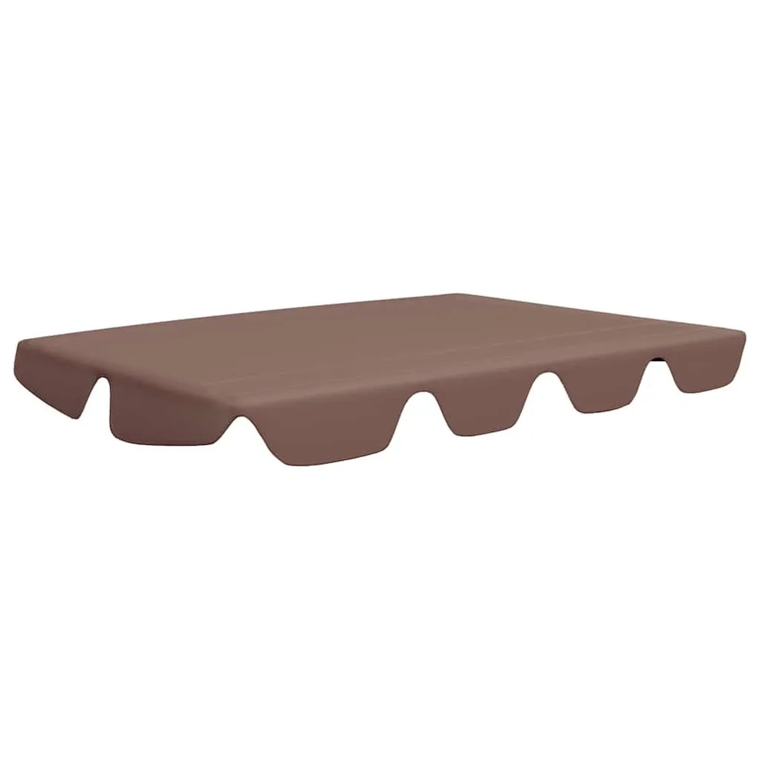 vidaXL Ersatzdach für Hollywoodschaukel Braun 150/130x105/70 cm 312108