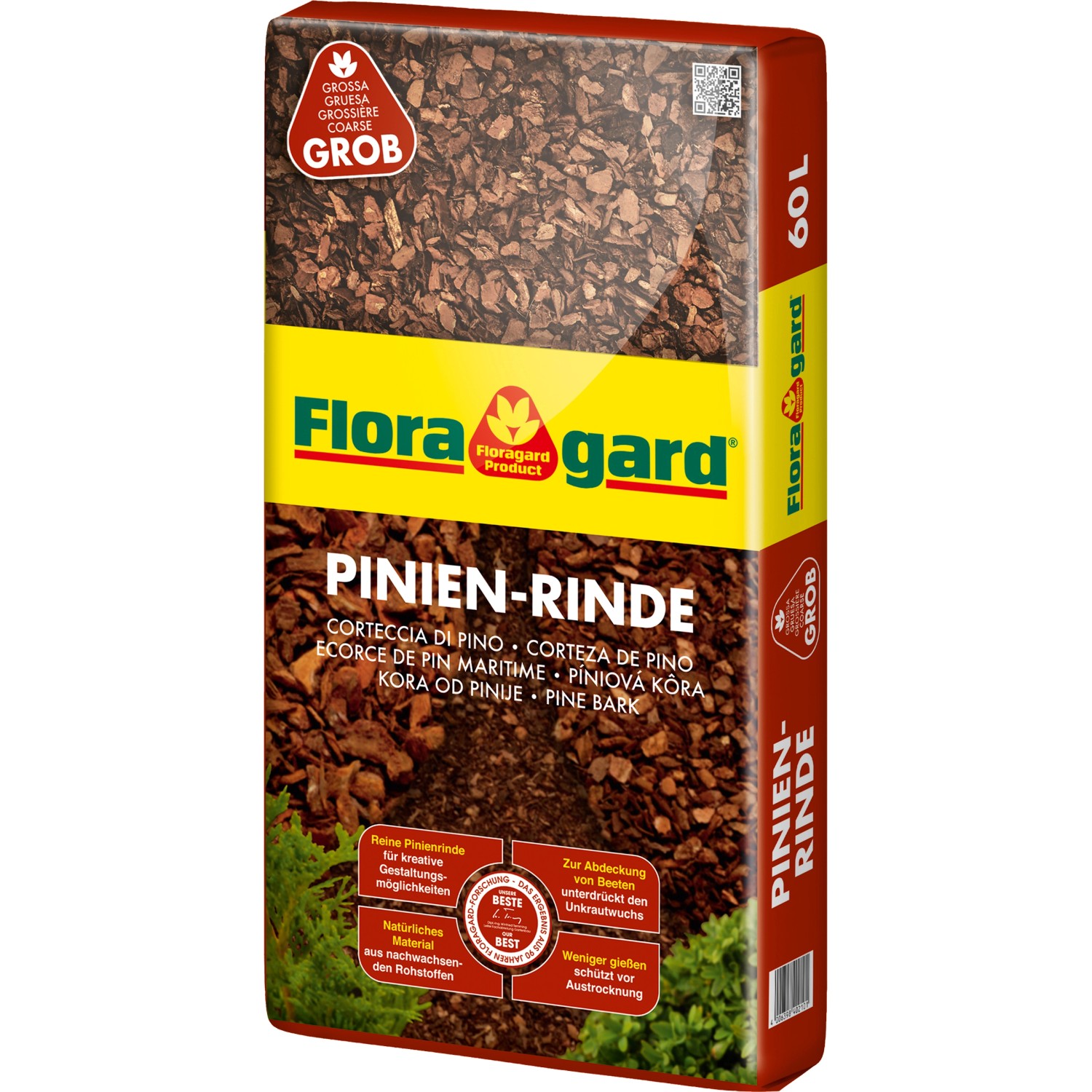 Floragard Pinienrinde Grob 25 bis 40 mm 1 x 60 l kaufen bei OBI