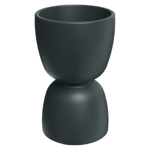 Prosperplast Blumentopf Duala Round Midl Ø 40 cm x 61 cm Graphit