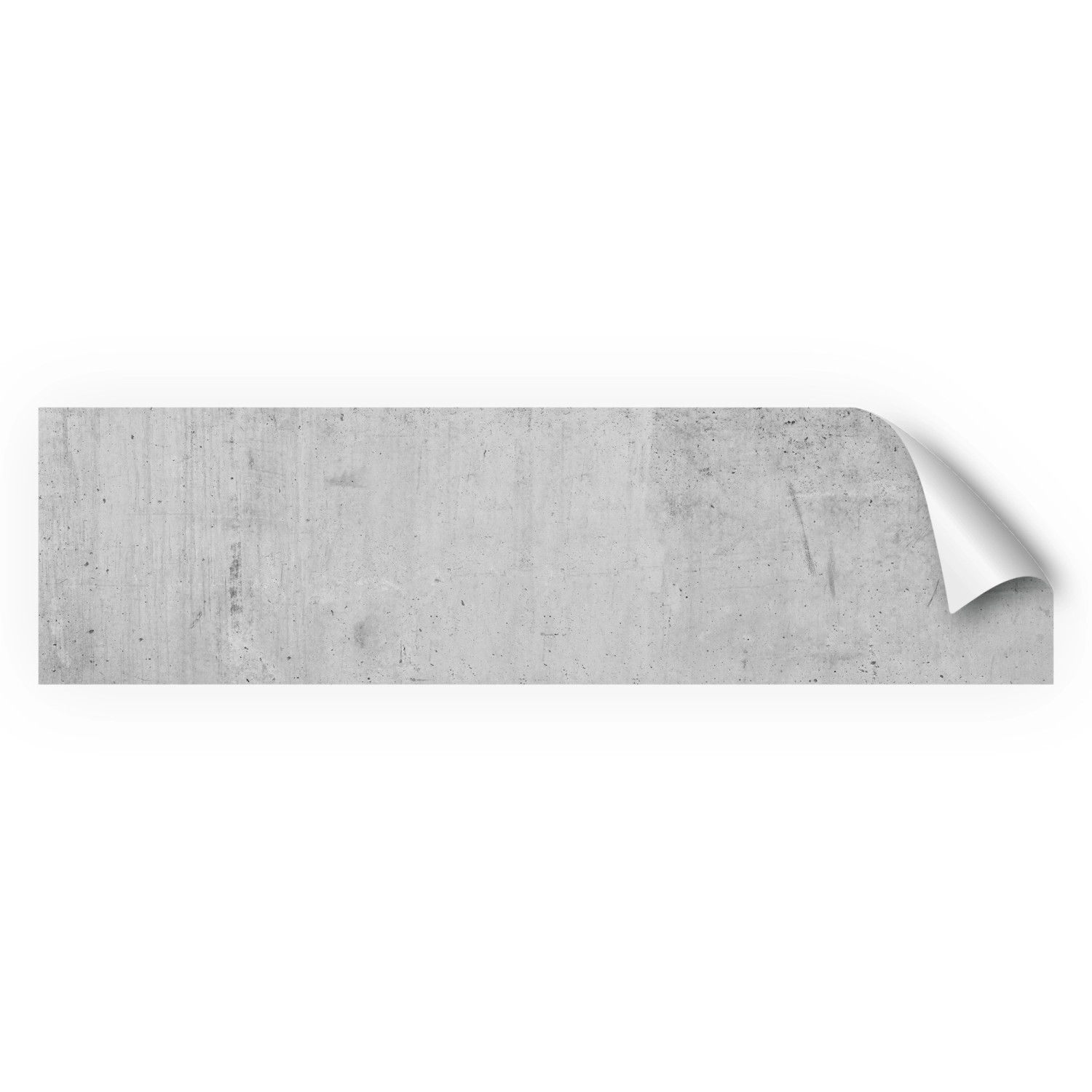 Myspotti Küchenrückwandfolie Blank Selbstklebend 220 cm x 60 cm Betonwand