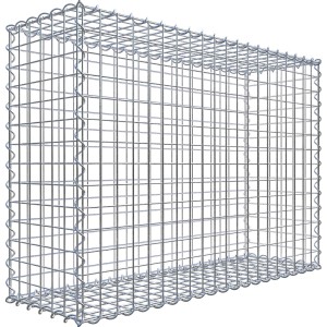 Gabiona Gabionenkorb, 70x100x30 cm, Maschenweite 5x5 cm, Drahtgitter für Einfassungen und Mauersysteme.