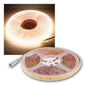 ChiliTec LED-Stripe 5m, neutralweiß leuchtend, auf Rolle. Ideal für Innen- & Außenbereich, IP65.