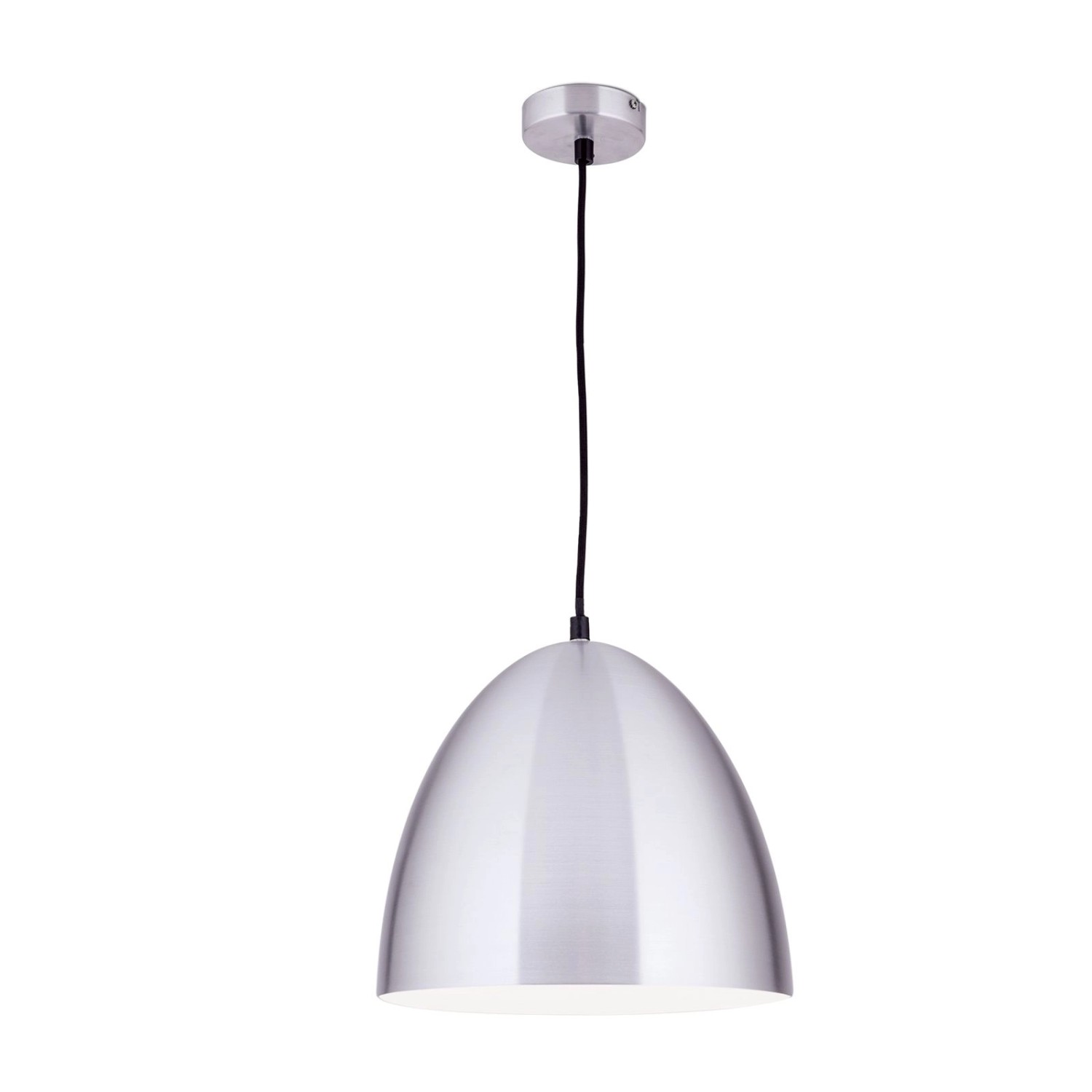 Orion Leuchten Hängeleuchte Loft 30 x 27 cm Silber Matt 1 x E27 günstig online kaufen