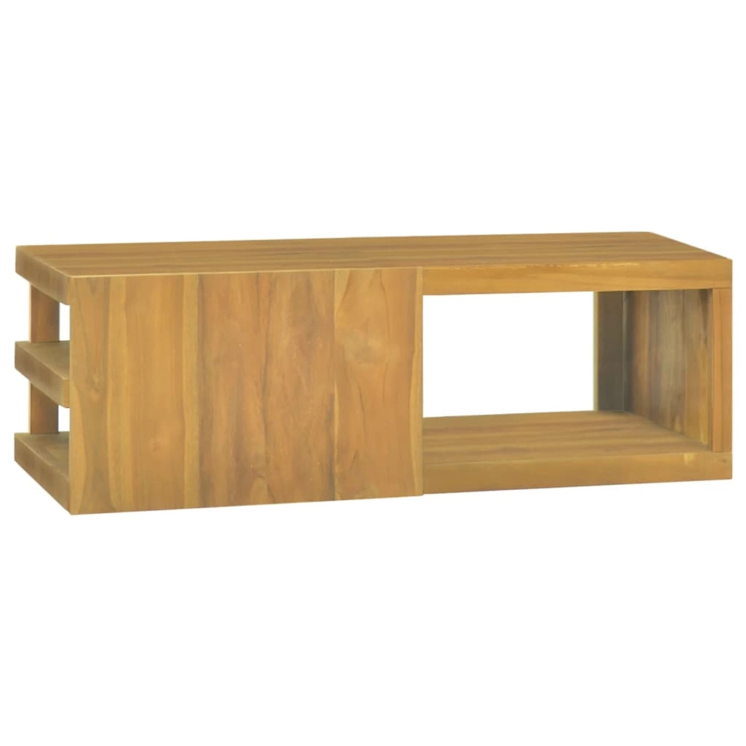 vidaXL Wand-Badschrank 90x40x30 cm Massivholz Teak günstig online kaufen