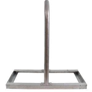 2er Set TRUTZHOLM Fahrradanlehnbügel, feuerverzinkter Stahl, 90x84 cm, Typ U für 4 Fahrräder.