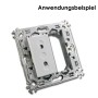 TEM MODUL PLUS Montageträger 2M ohne Krallen Metall_4