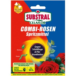 Substral Celaflor Combi-Rosen Spritzmittel für 10 l: Doppelpackung Rosenschutzmittel gegen Schädlinge und Pilzkrankheiten.