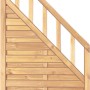 T&J Sichtschutzzaun Freiburg/Heide Ecke, kesseldruckimprägniert, Holz