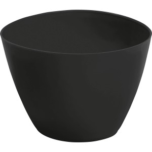 Schwarzer LUX Gipsbecher (Ø 125 mm) aus TPE für Gips- und Spachtelarbeiten.