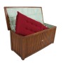 DELUKE Auflagenbox JOANA Natur Akazie Gartenbox Aufbewahrungsbox Kissenbox Gartentruhe Outdoor_7