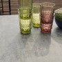 SoBuy Essgruppe OGT11-HG: Bartisch-Set mit 4 Hockern in Grau und Schwarz.